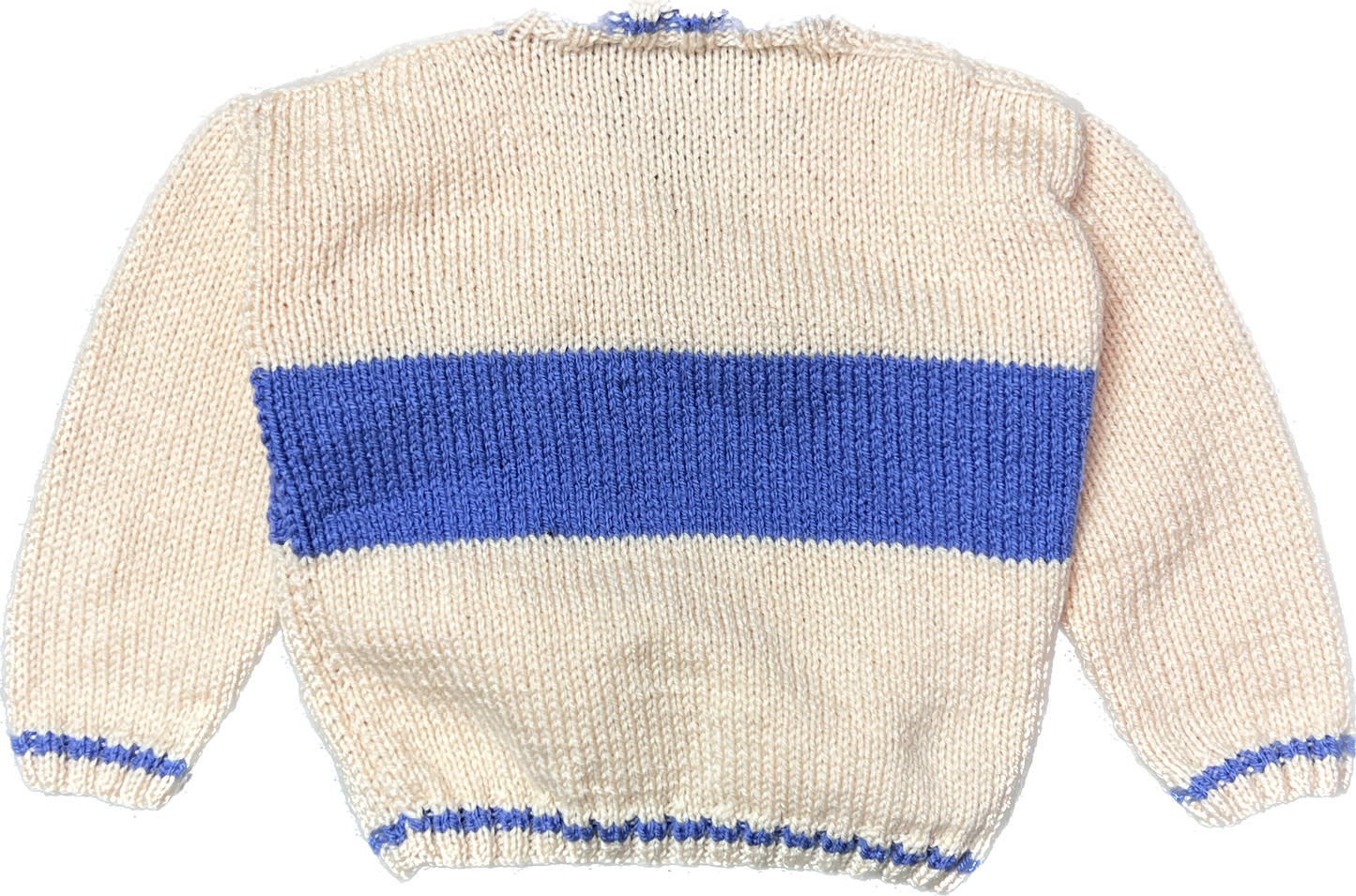 Hand Knit English V Neck Sweater