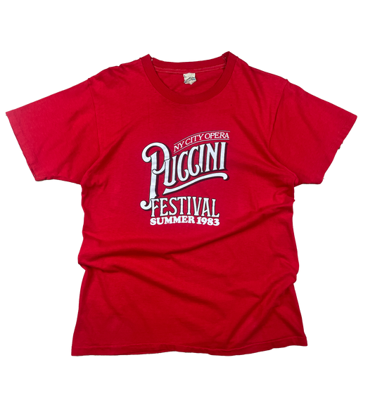 1983 NY City Opera Puccini Festival T-Shirt // L