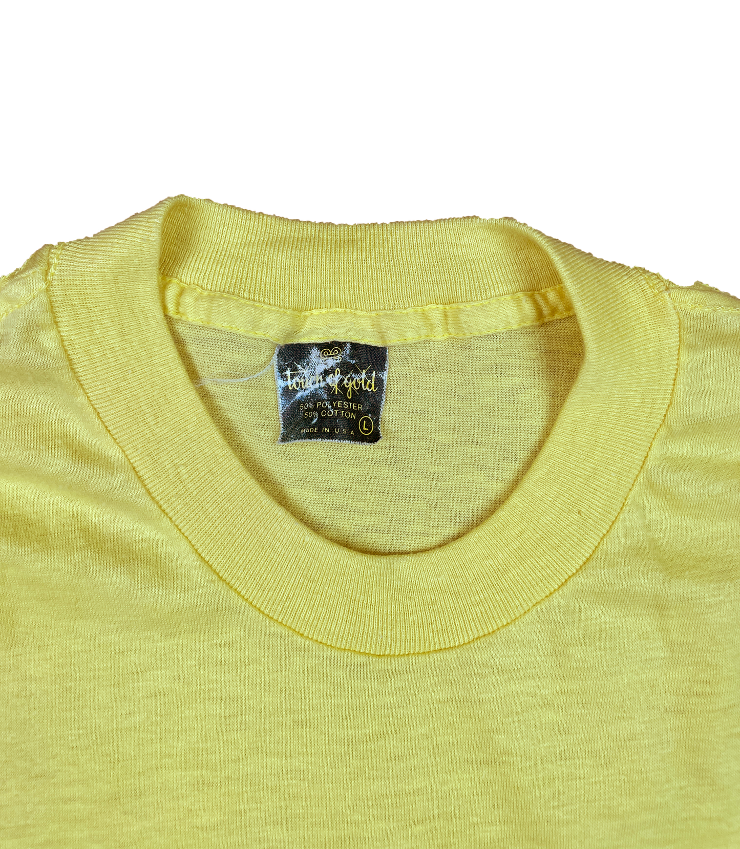 70s Central New York Mensa Salt City T-Shirt // Yellow