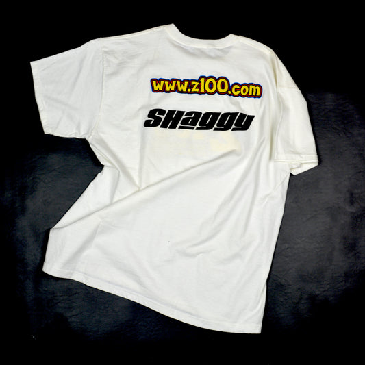 Vintage Z100 Radio Shaggy T-Shirt signed by DJ Greg T // XL